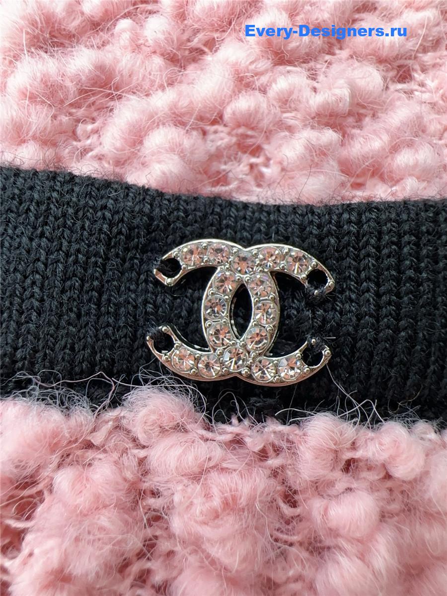 Ch**el knit cardigan skirt set