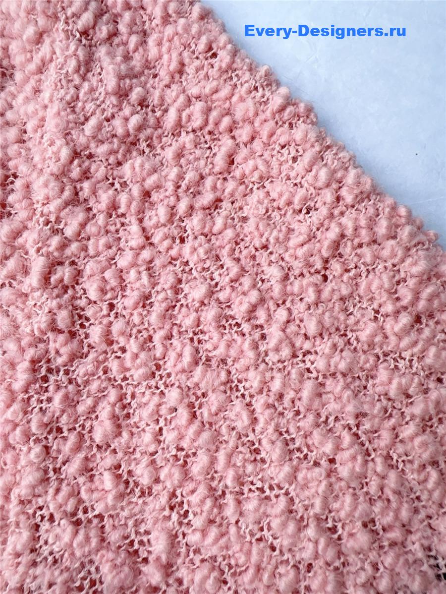 Ch**el knit cardigan skirt set