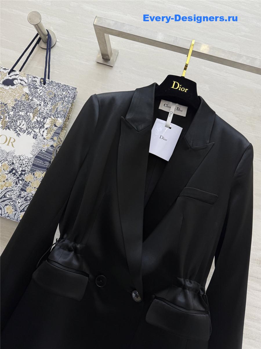 D10r cd waist black blazer