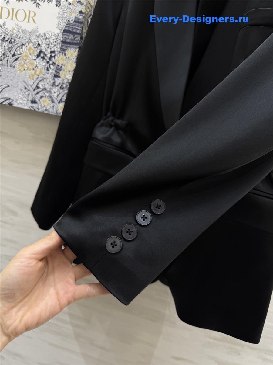 D10r cd waist black blazer