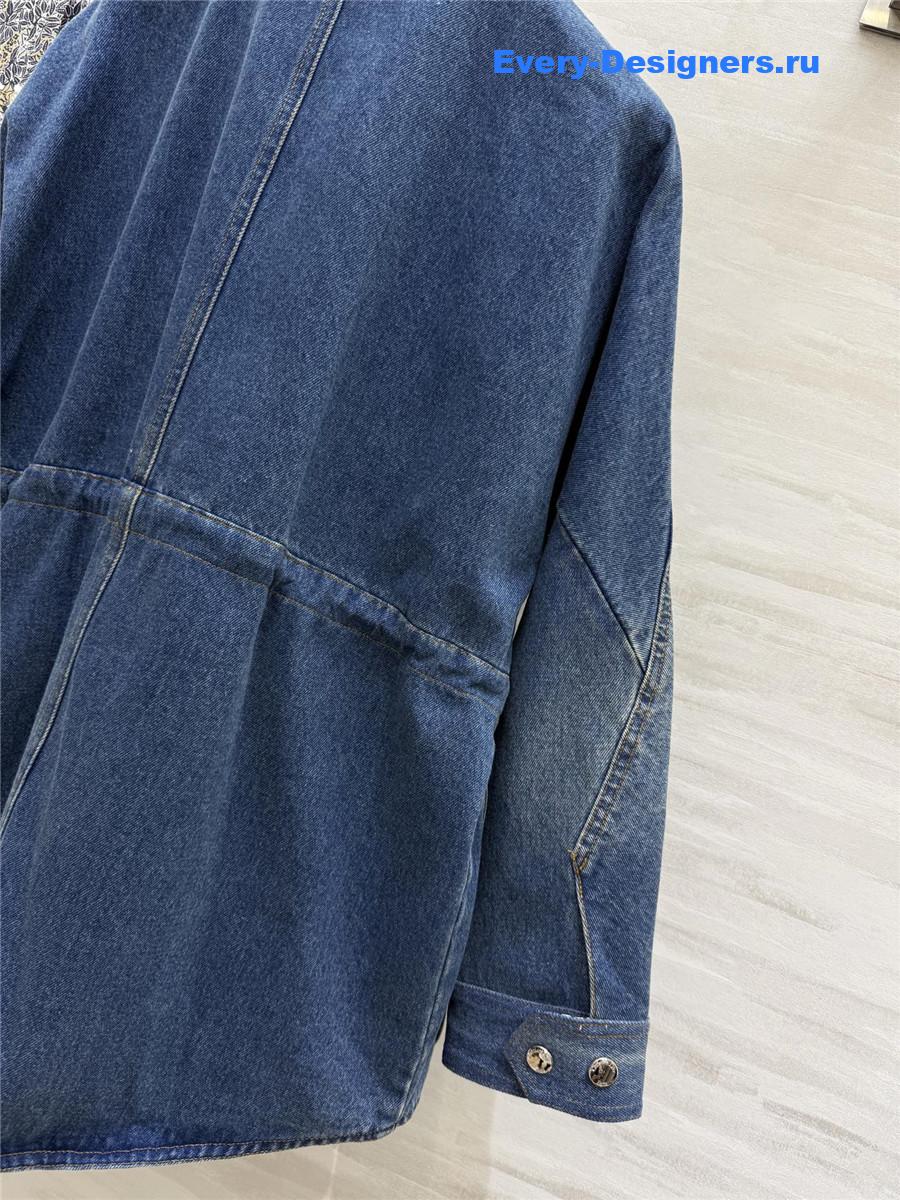 D10r blue boxy denim jacket