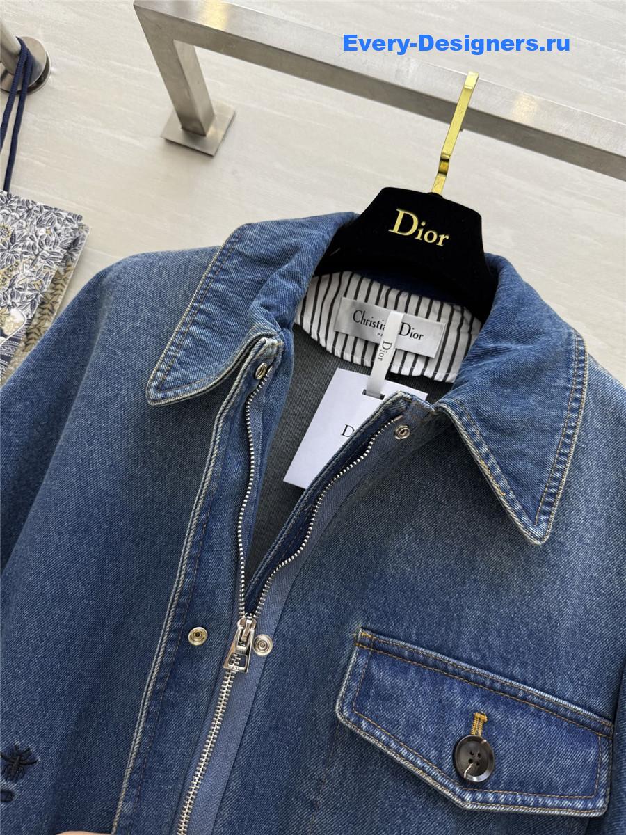 D10r blue boxy denim jacket