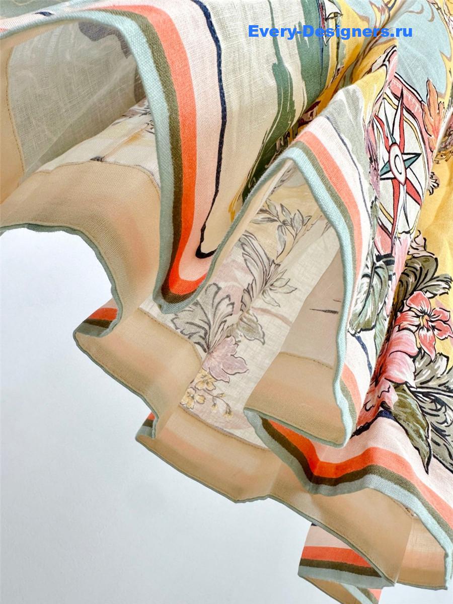 Zimm Nautical Map Dress