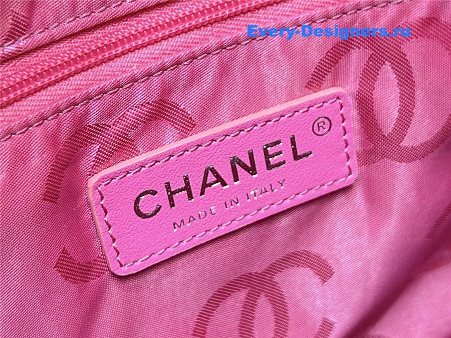 Ch**el black quilted cambon tote