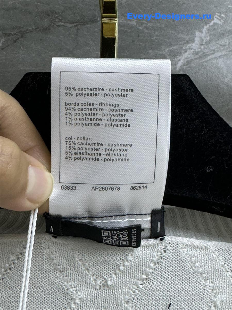 ch**el white D1am0nd cardigan