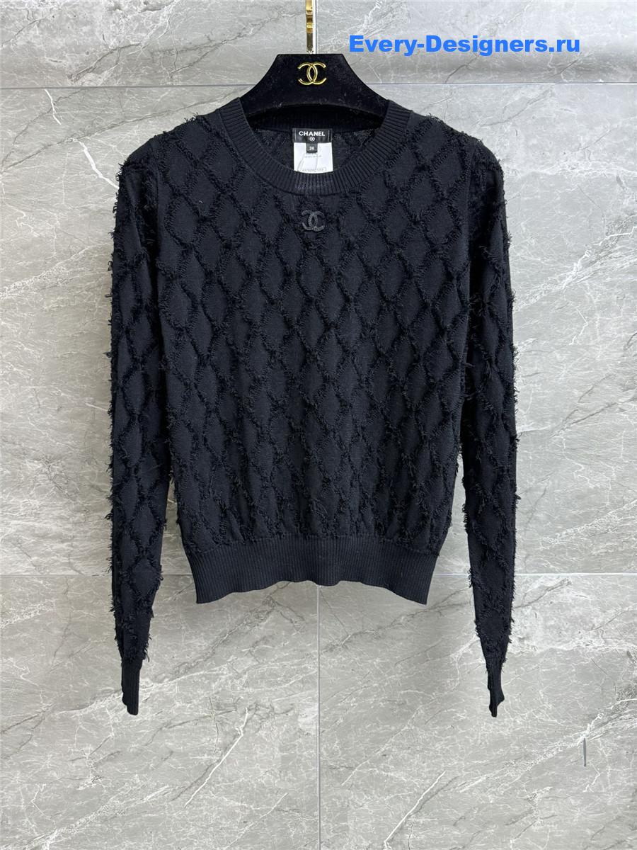 ch**el black D1am0nd cardigan