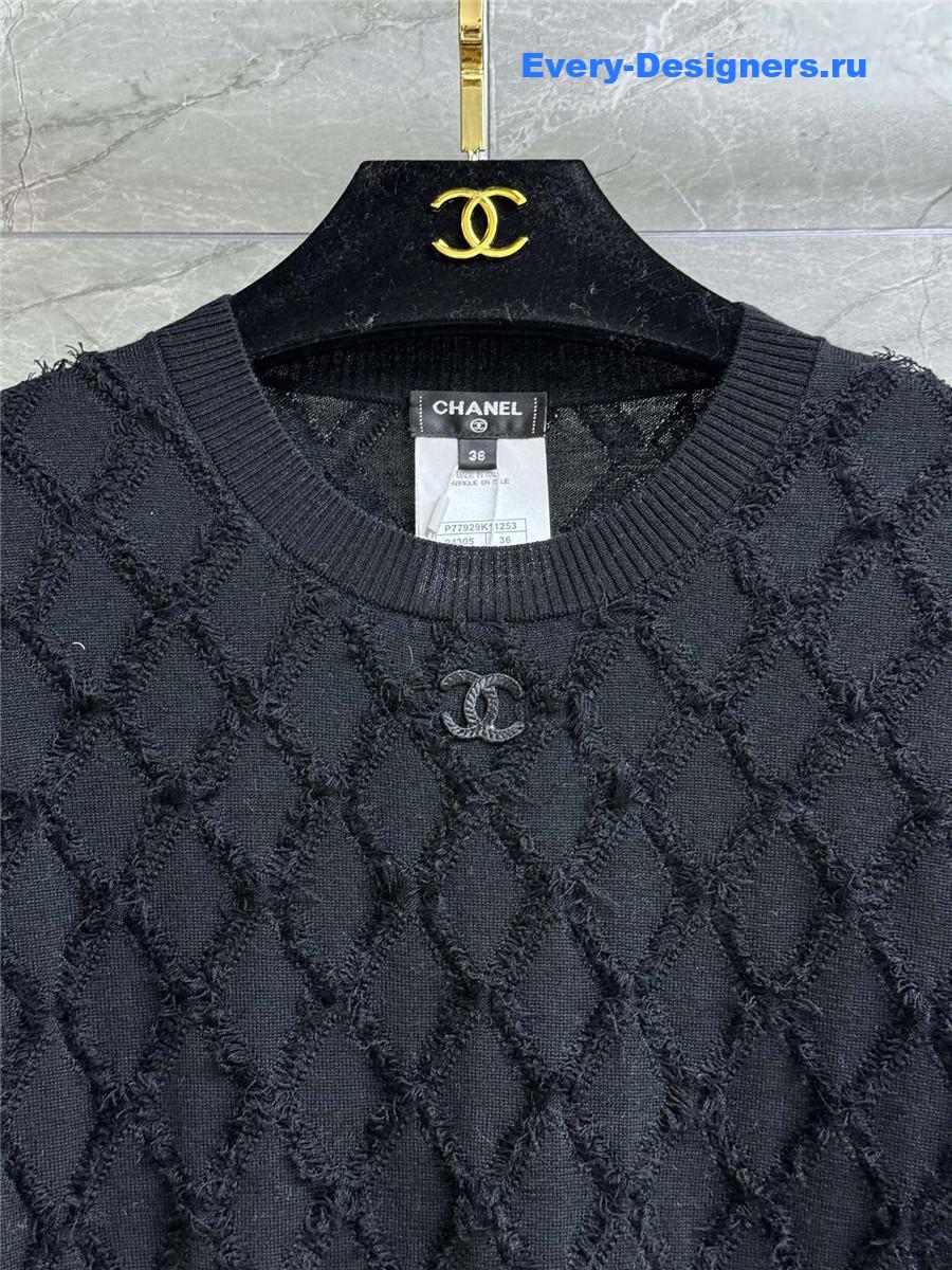 ch**el black D1am0nd cardigan