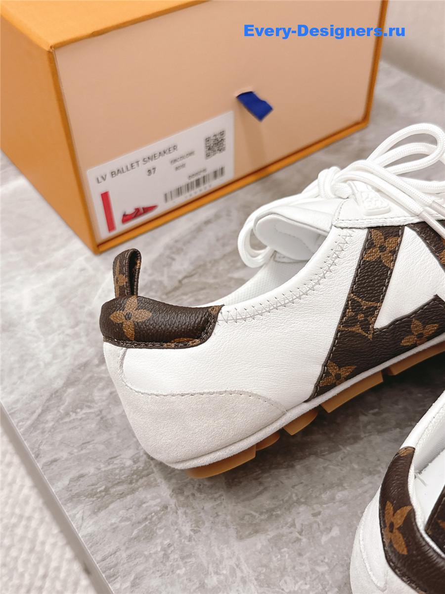 l0vis Vvtt0n white sneakerina ballet sneakers