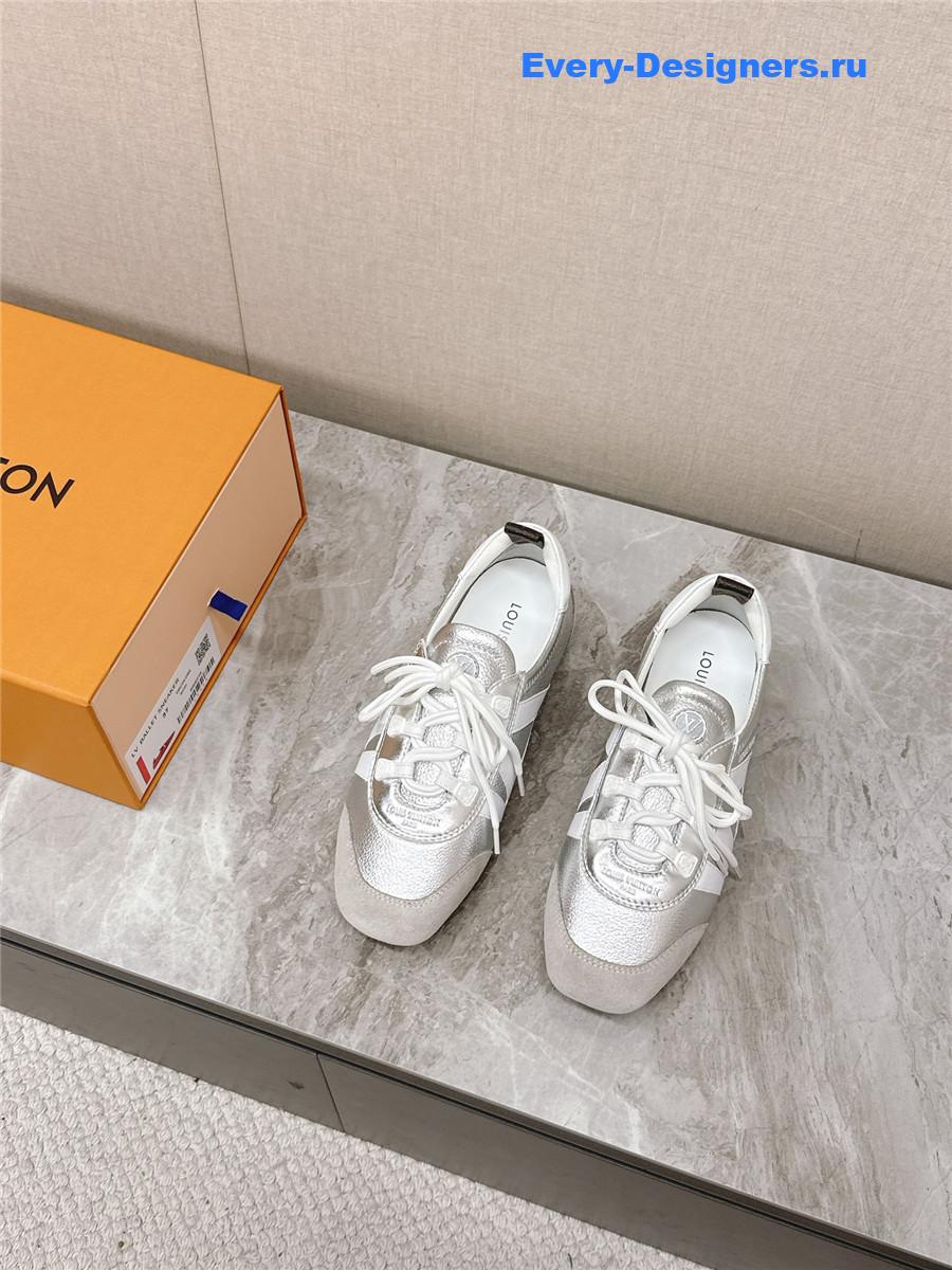 l0vis Vvtt0n silver sneakerina ballet sneakers
