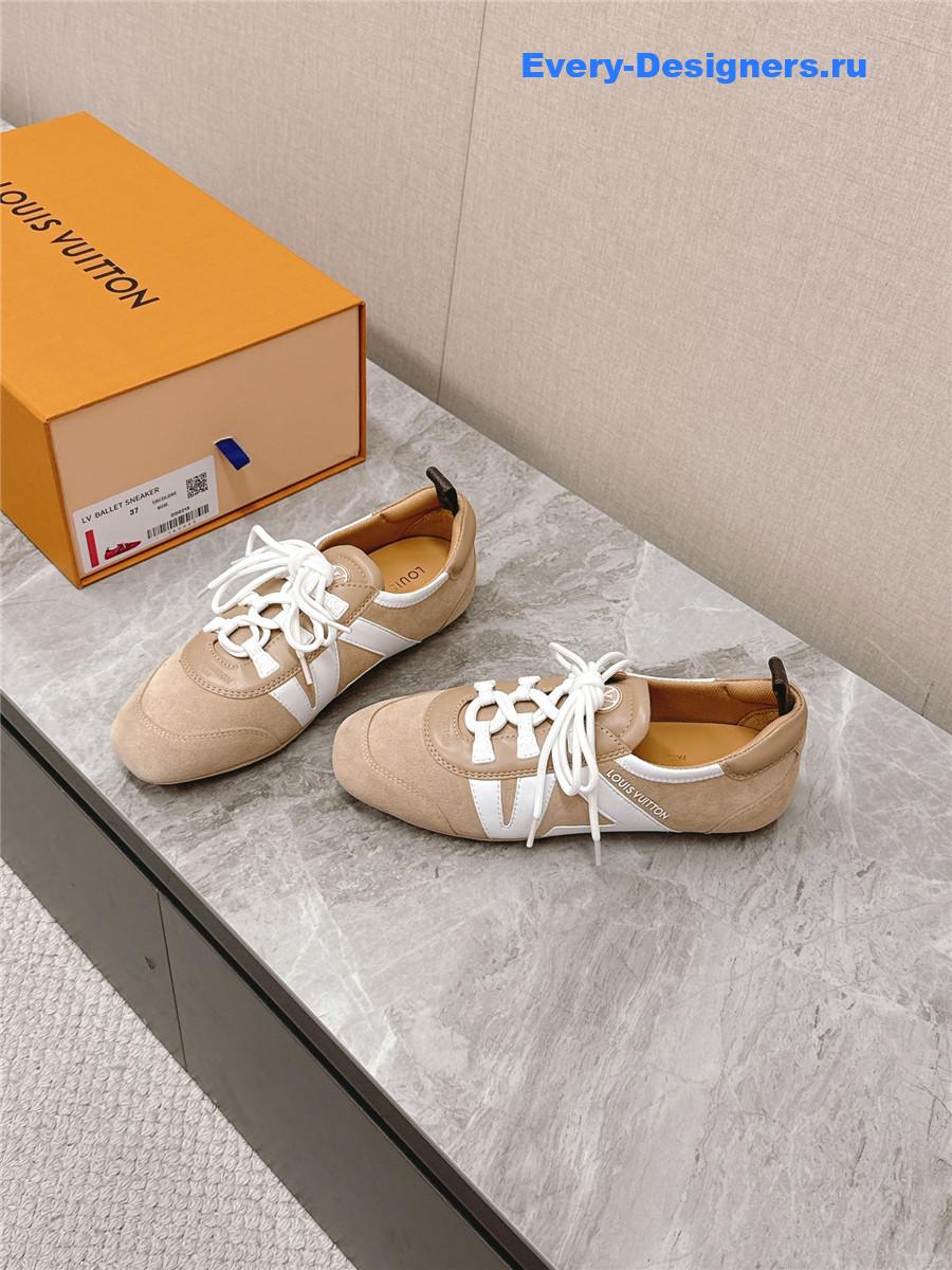 l0vis Vvtt0n brown sneakerina ballet sneakers