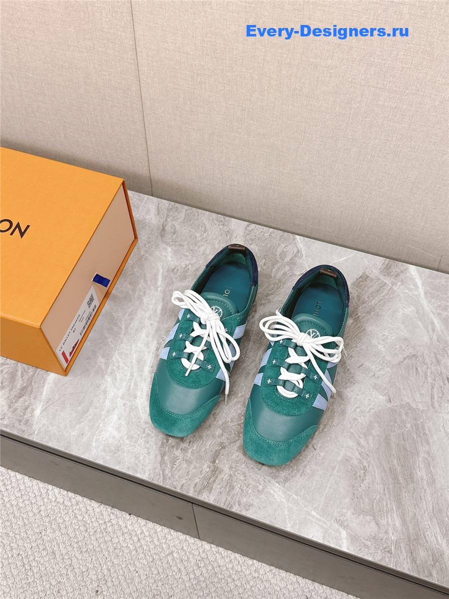 l0vis Vvtt0n green sneakerina ballet sneakers