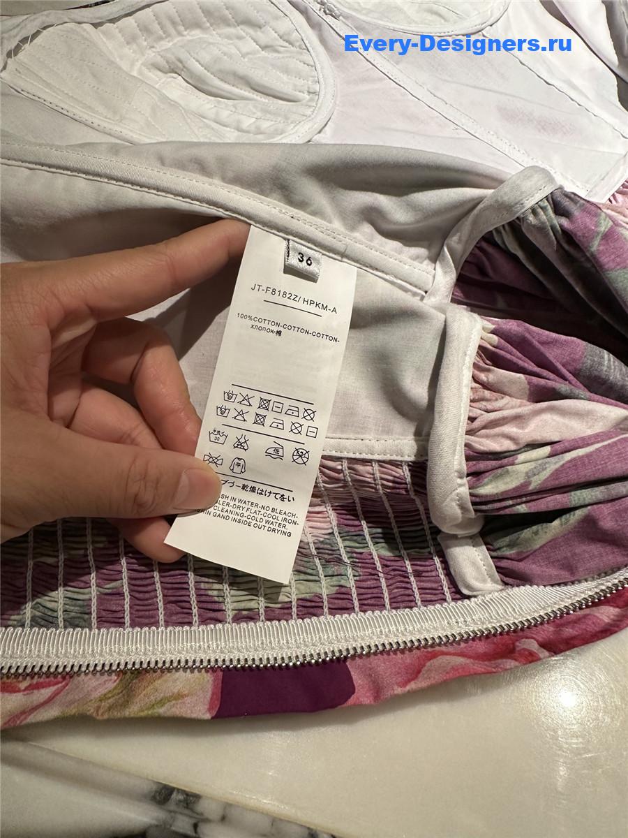 Dolce & Gabbana Floral Ruffle Dress