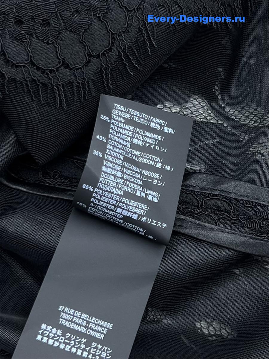 Sa1nt Lau*nt floral lace mini dress