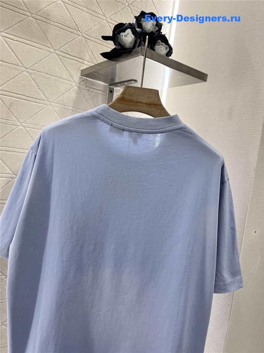 L0ew* blue short-sleeved t-shirt