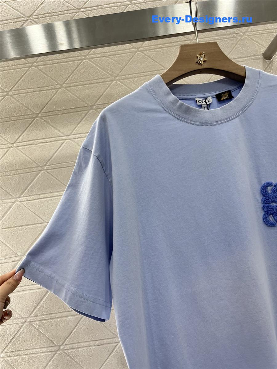 L0ew* blue short-sleeved t-shirt