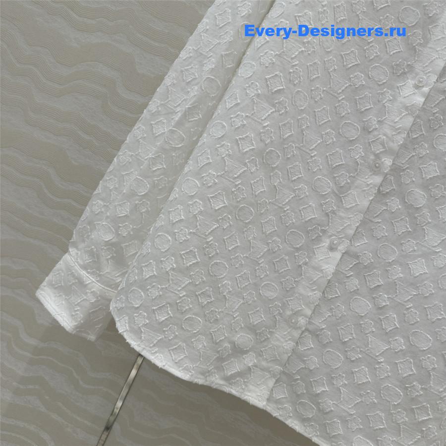 l0vis Vvtt0n white monogram shirt