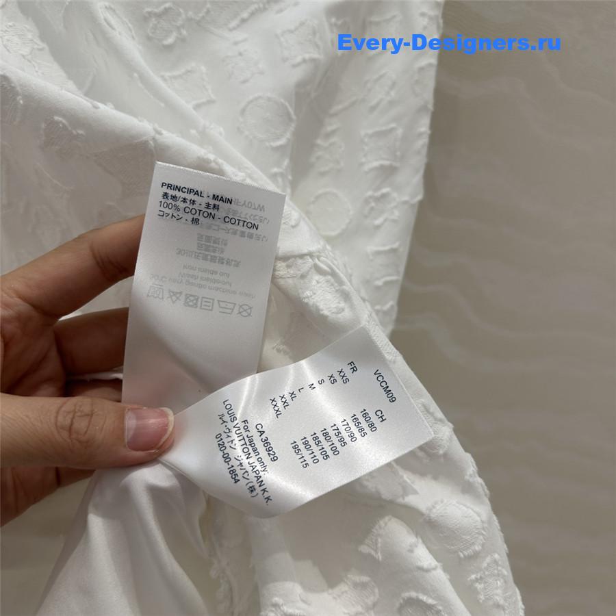 l0vis Vvtt0n white monogram skirt