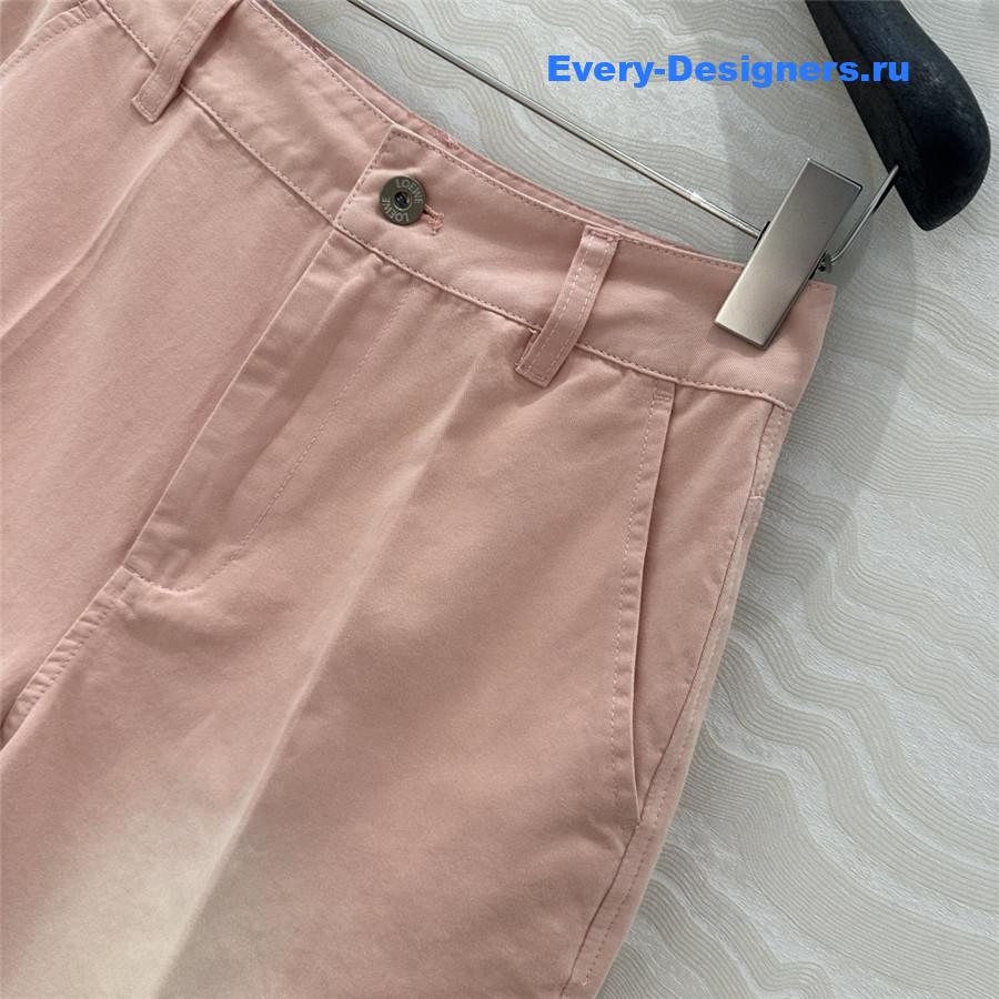 L0ew* pink anagram bermuda shorts