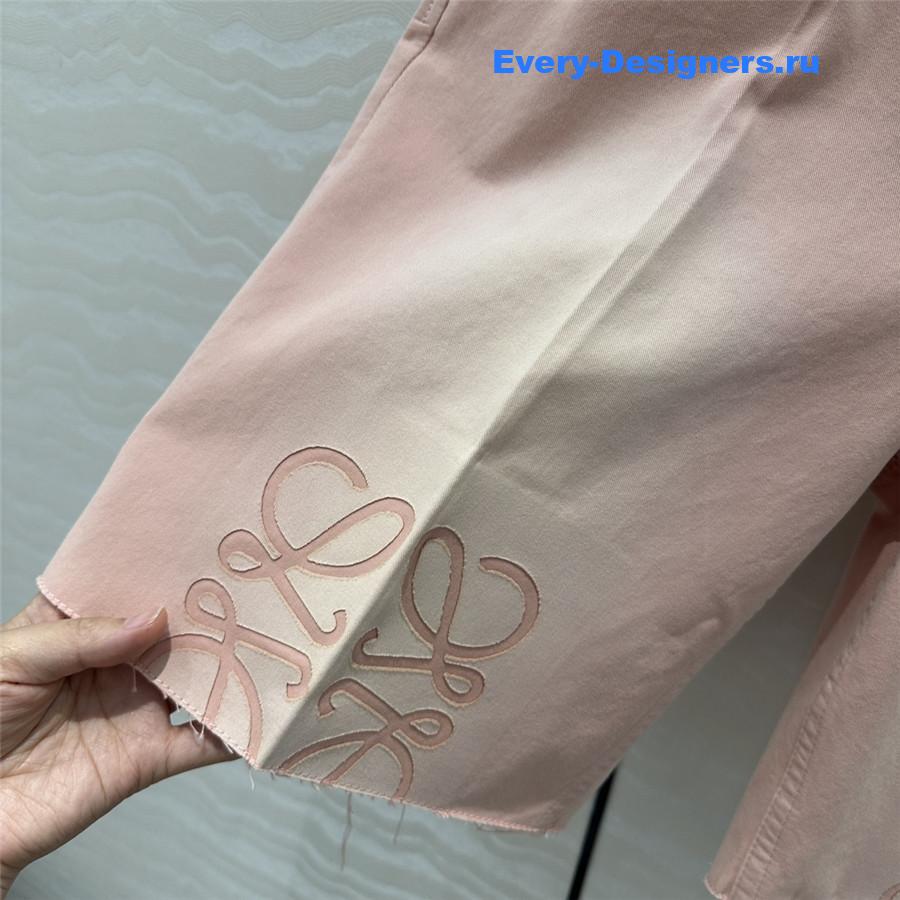 L0ew* pink anagram bermuda shorts