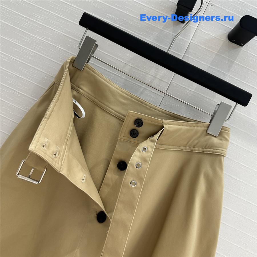 D10r brown belted skirt