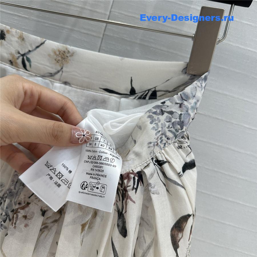 D10r millefiori flared skirt