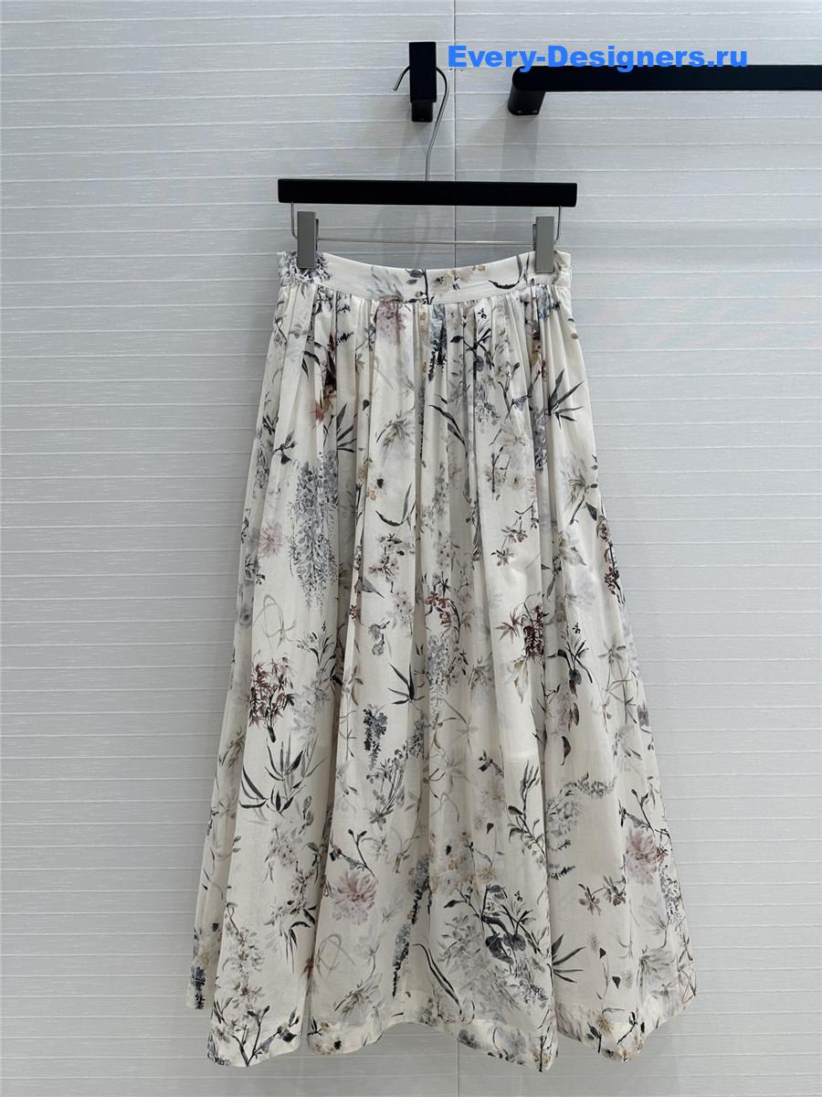 D10r millefiori flared skirt