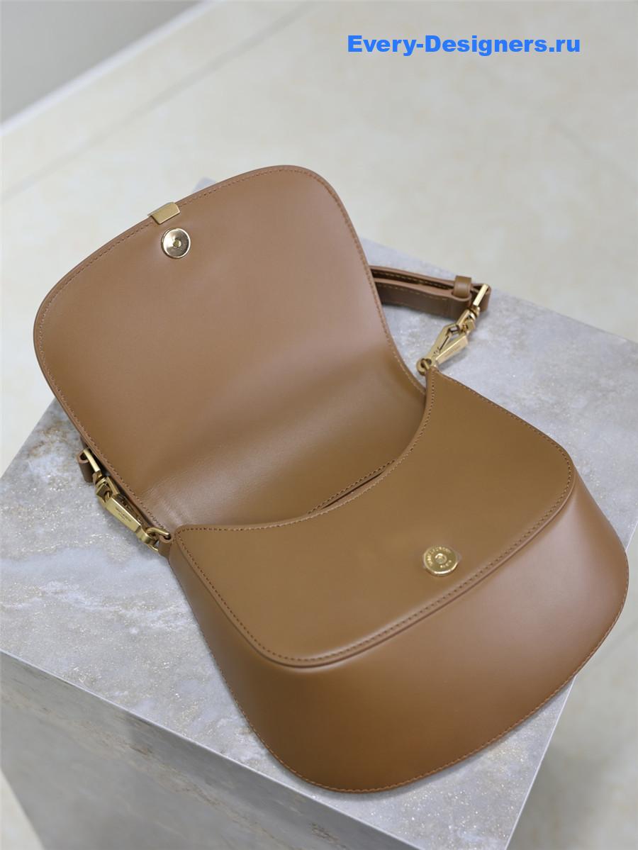 Sa1nt Lau*nt voltaireleather canvas shoulder bag