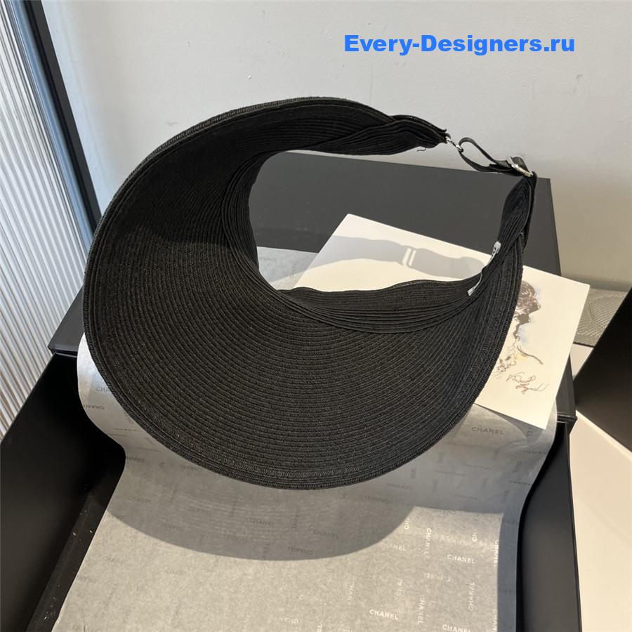 Miu Miu Bow Hollow Top Straw Hat