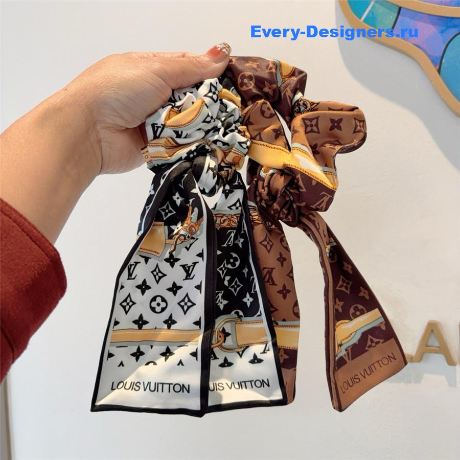 l0vis Vvtt0n letter ribbon hair tie