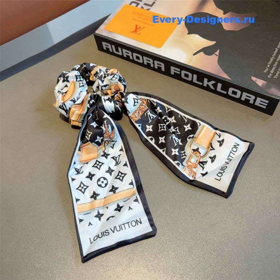 l0vis Vvtt0n letter ribbon hair tie