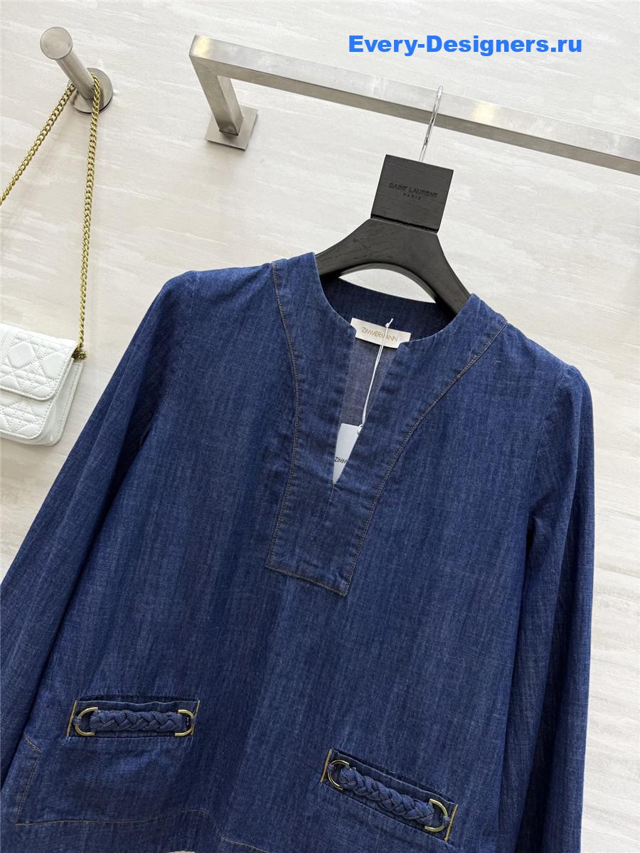 Zimm Wylie Denim Tunic Top