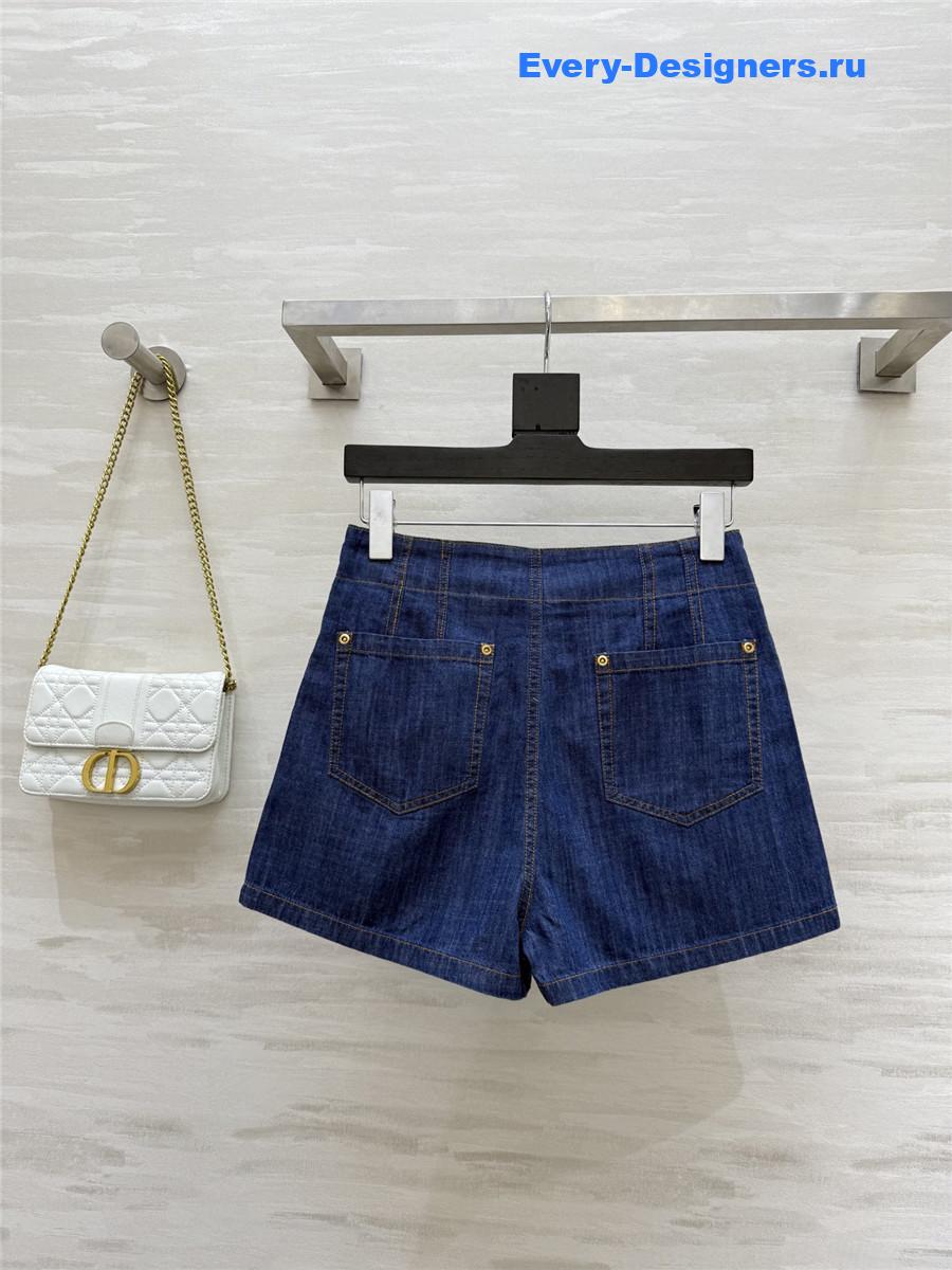Zimm Wylie High-Rise Denim Shorts