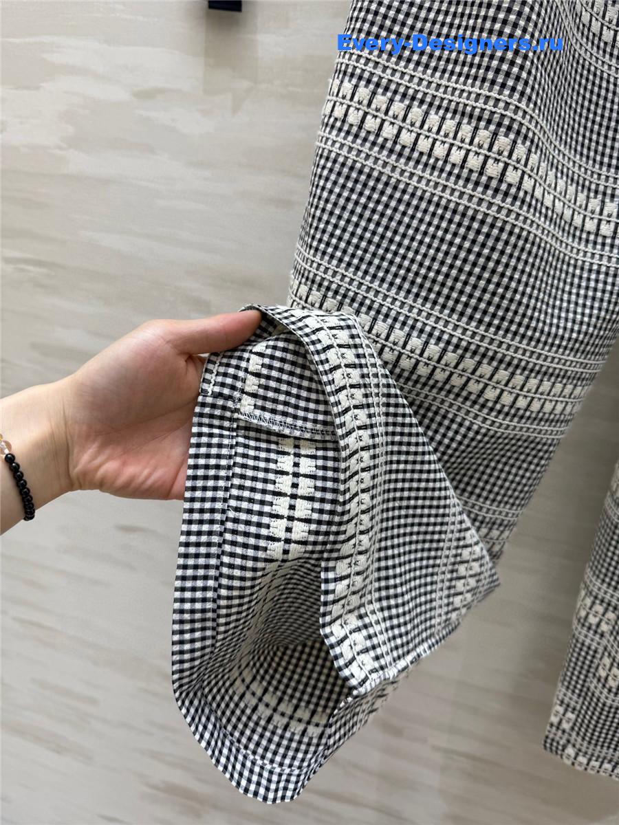 Ch**el striped straight pants