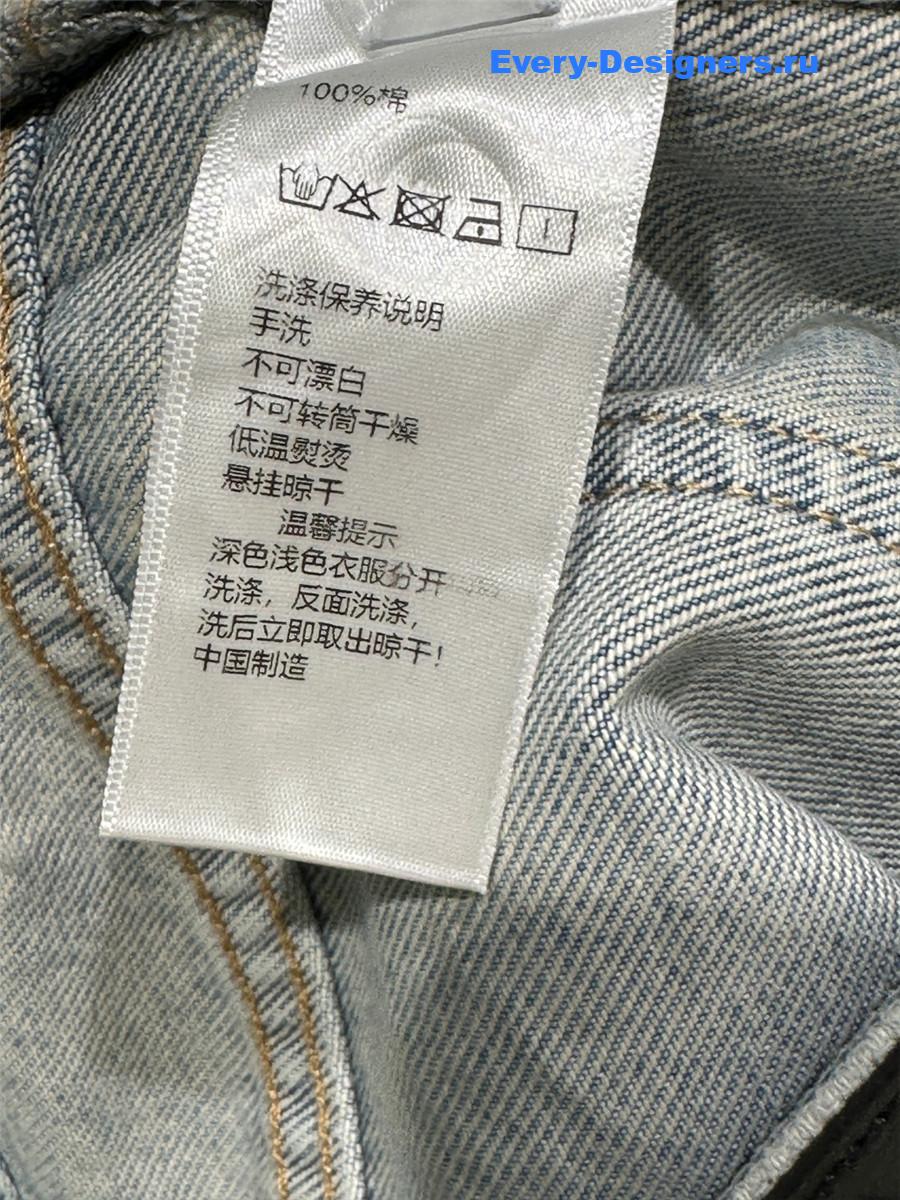 A1exa*der wang rhinestone light blue jeans