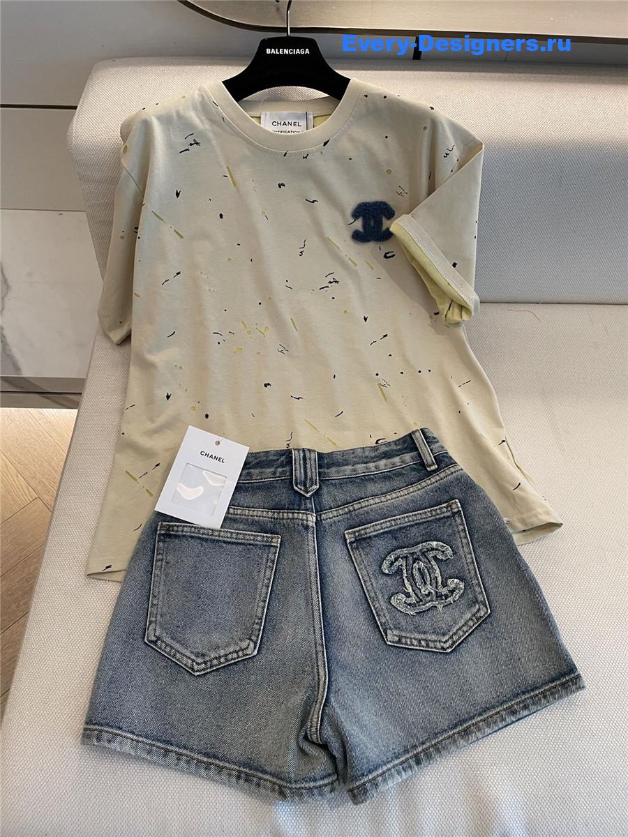 Ch**el cc logo loose tee