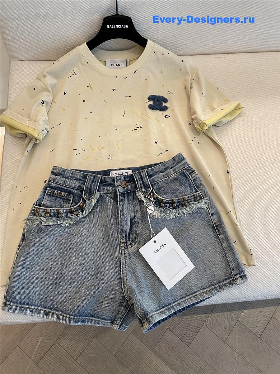 Ch**el cc logo loose tee