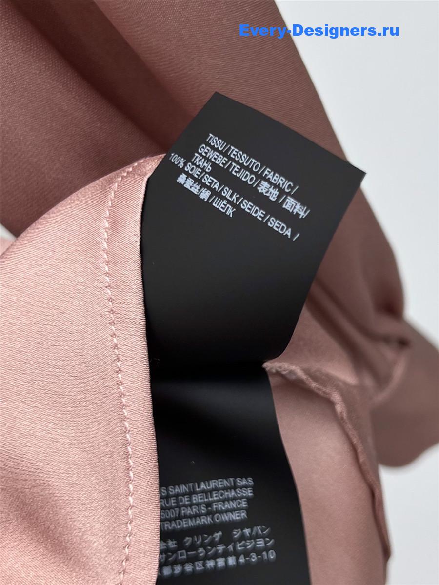 Sa1nt Lau*nt silk charmeuse blouse