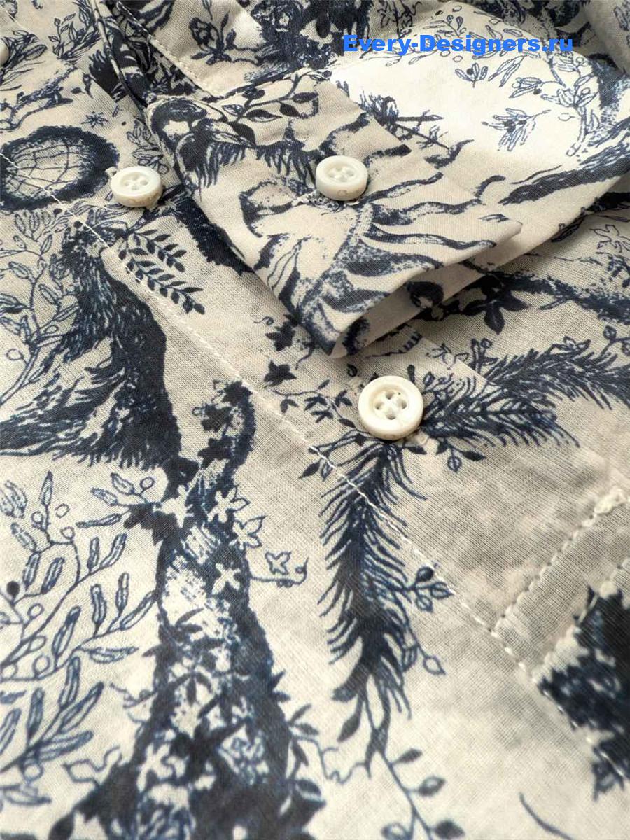 D10r sun god print shirt