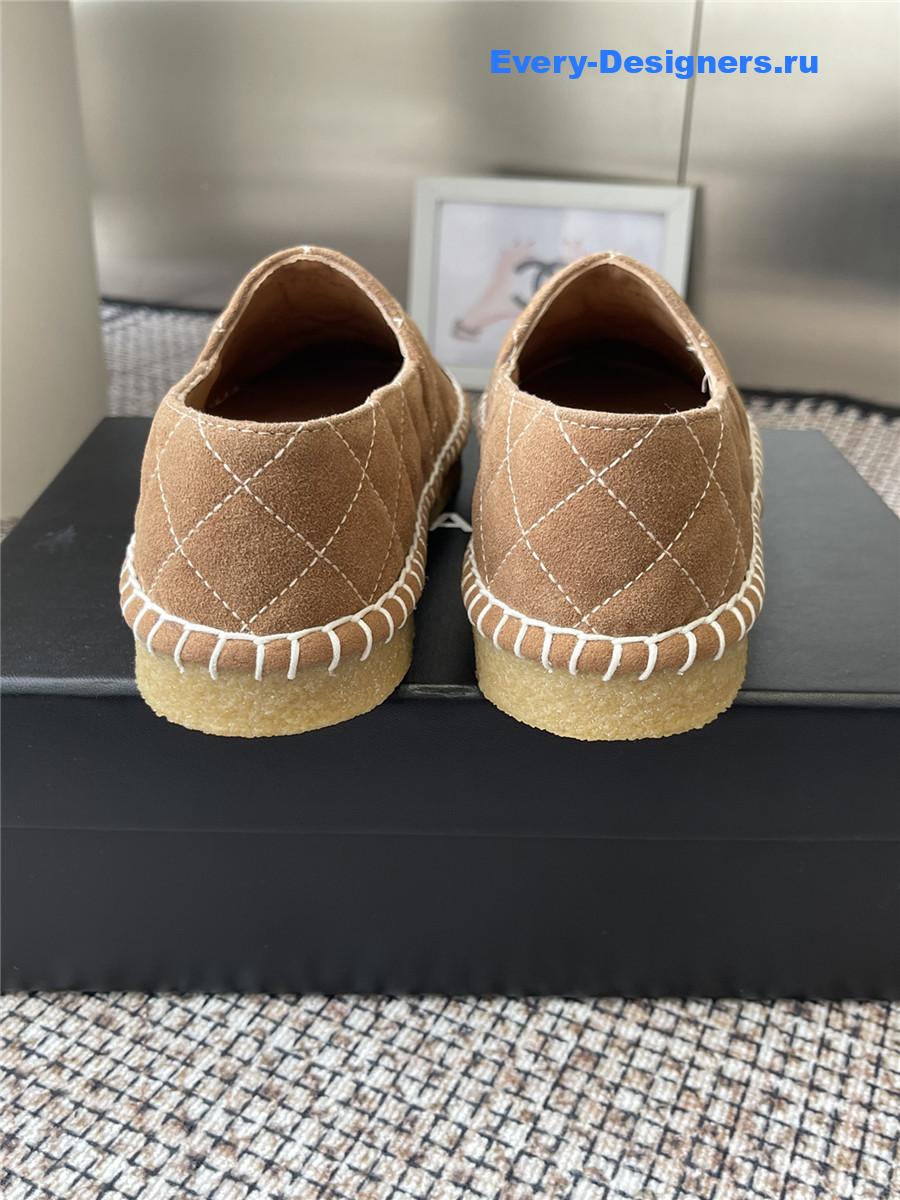 Ch**el classic lambskin espadrilles flats