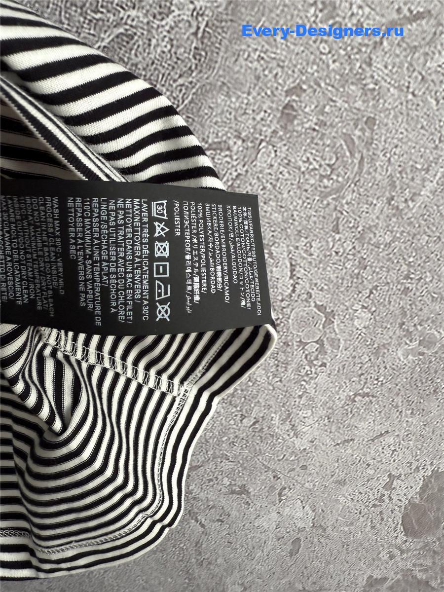 Sa1nt Lau*nt striped cassandre tank