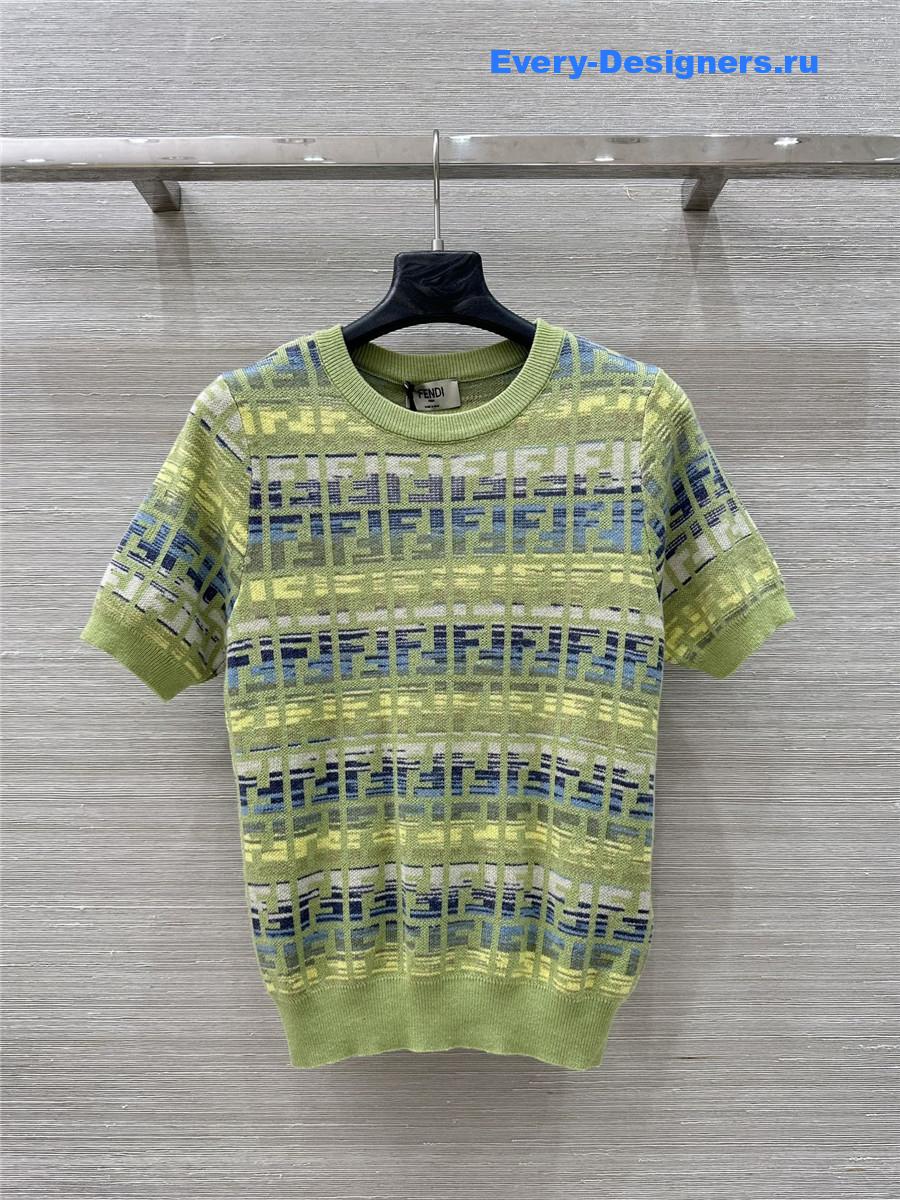 F**di colorful ff knit top