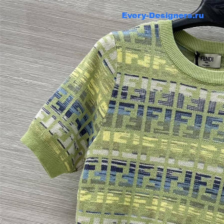 F**di colorful ff knit top