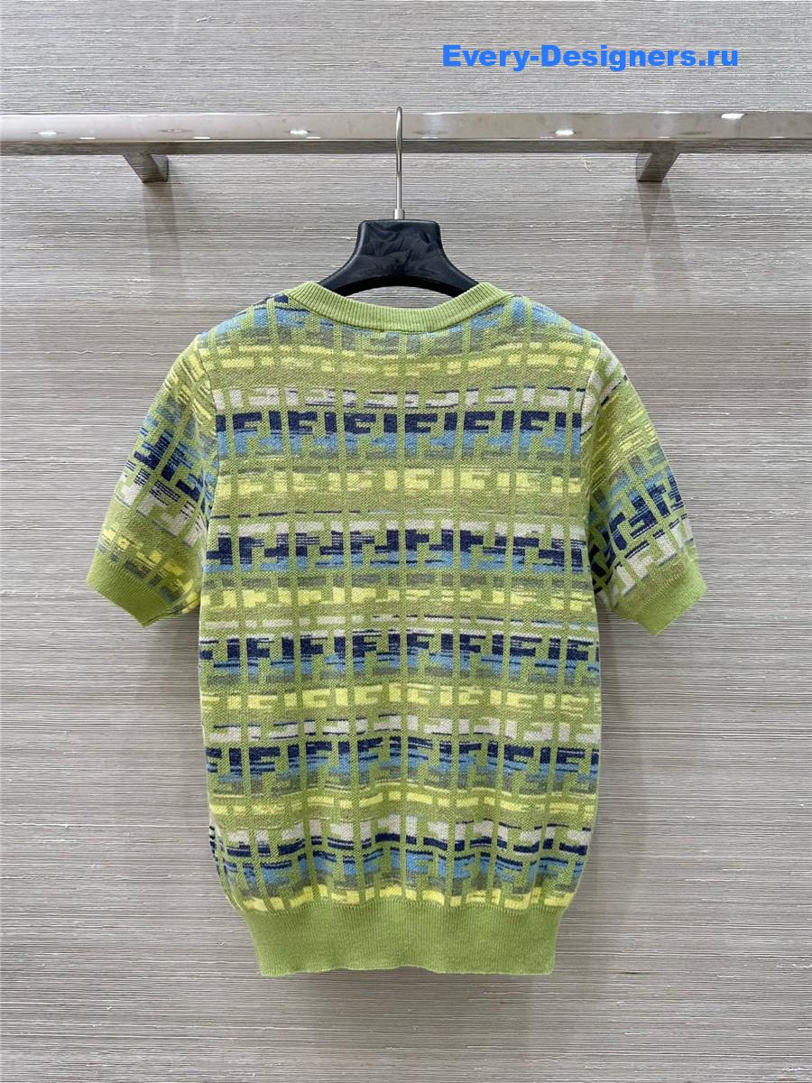 F**di colorful ff knit top