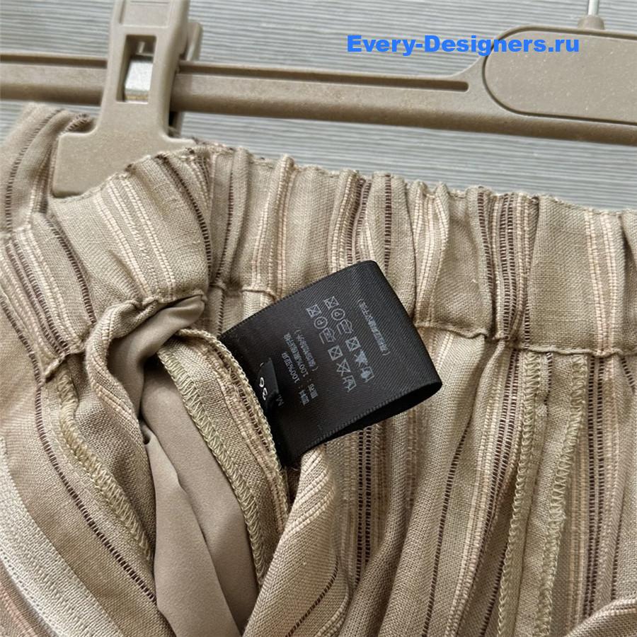 L0r0 P1ana brown linen wide-leg pants