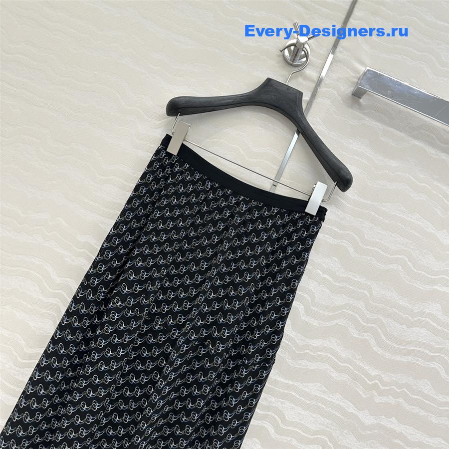 Gvc*1 gg chain silk skirt