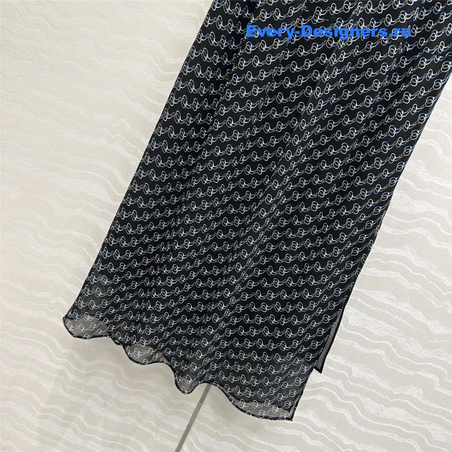 Gvc*1 gg chain silk skirt