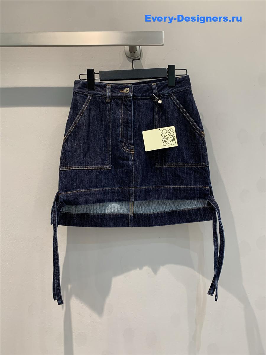 L0ew* workwear denim skirt