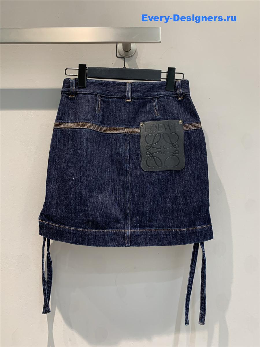 L0ew* workwear denim skirt