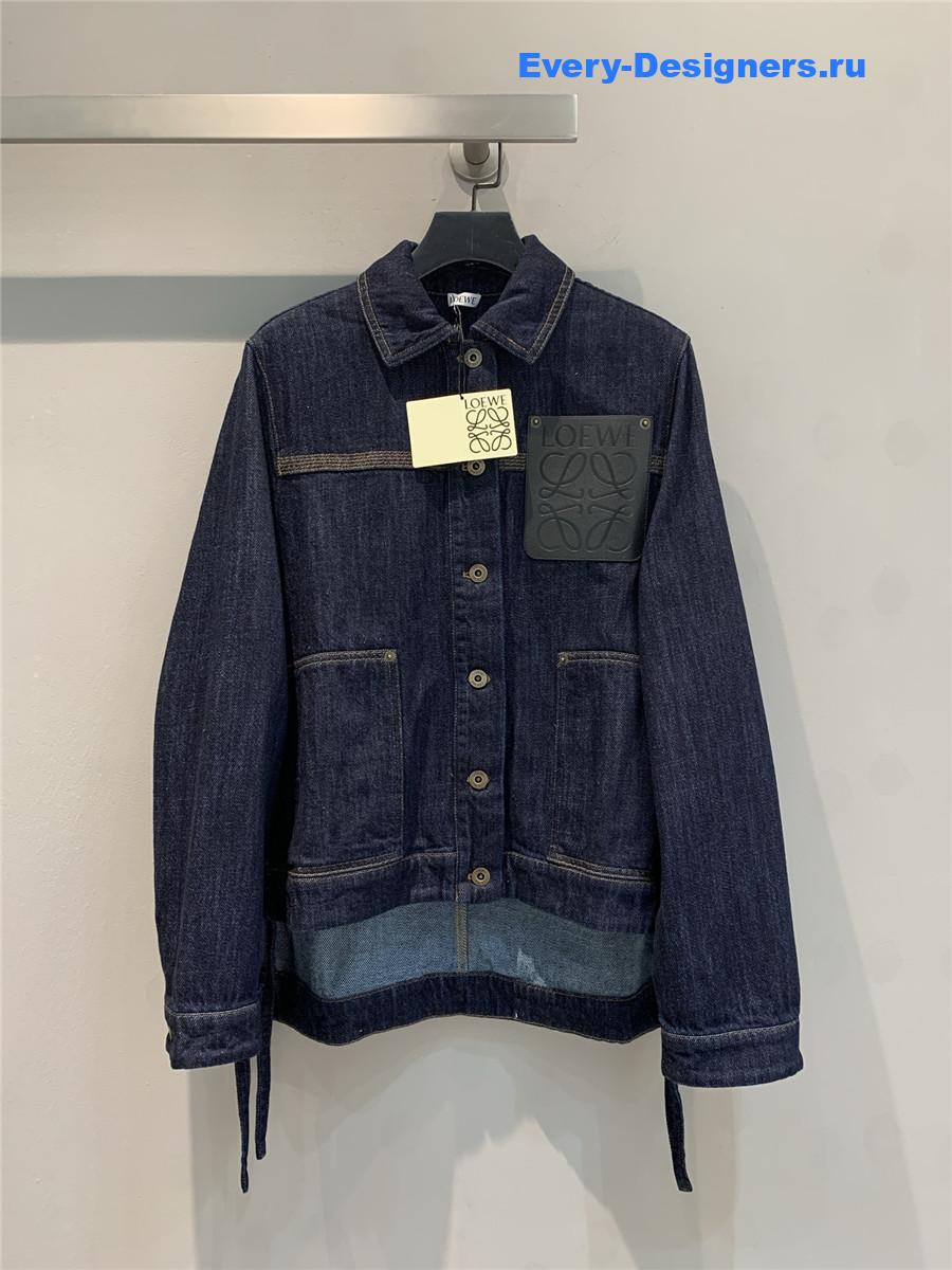 L0ew* blue denim workwear jacket