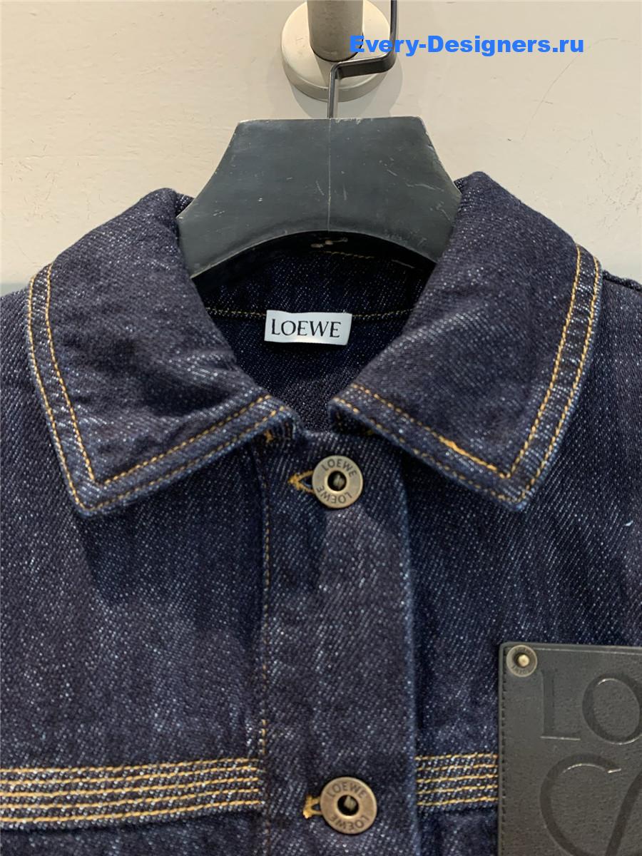 L0ew* blue denim workwear jacket